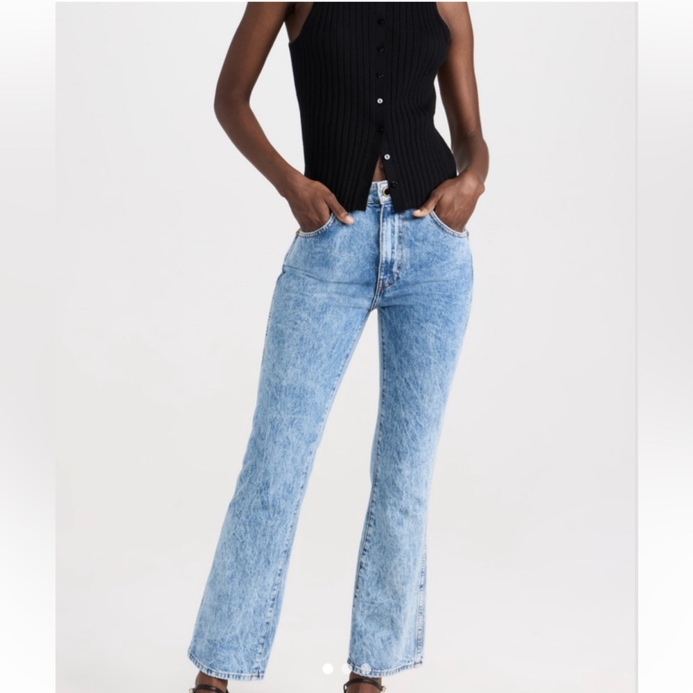 KHAITE VIVIAN BOOTCUT FLARE JEANS